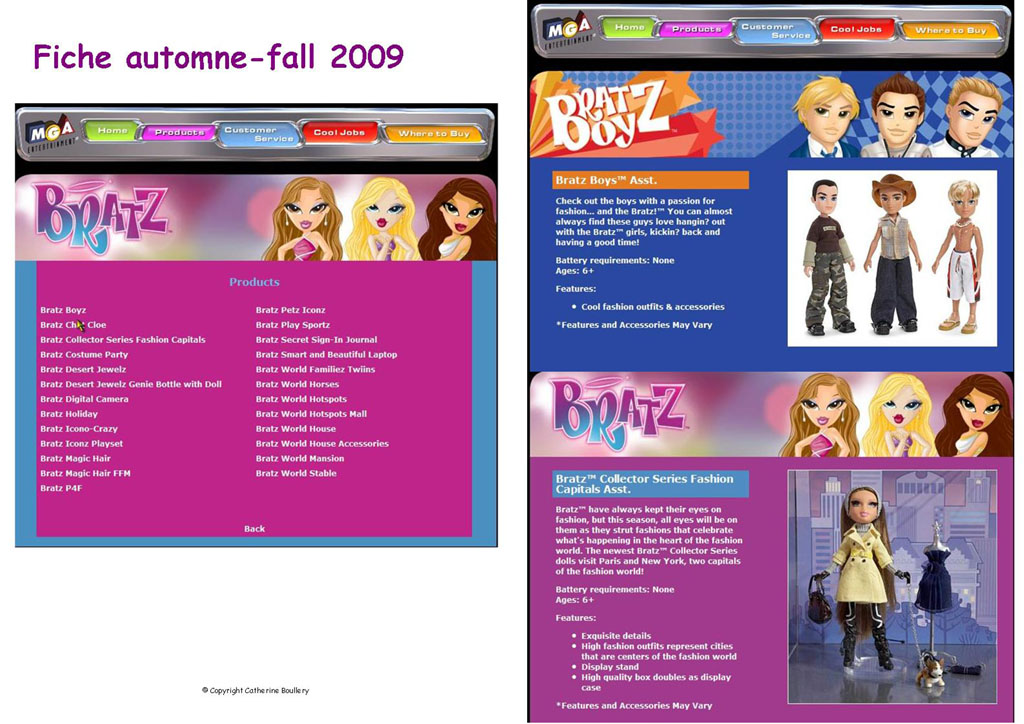 Bratz Catalogues